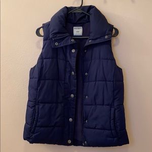 Blue Puff Vest